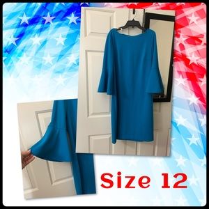 Gorgeous Blue Dress! Perfect for Work/Wed/Church
